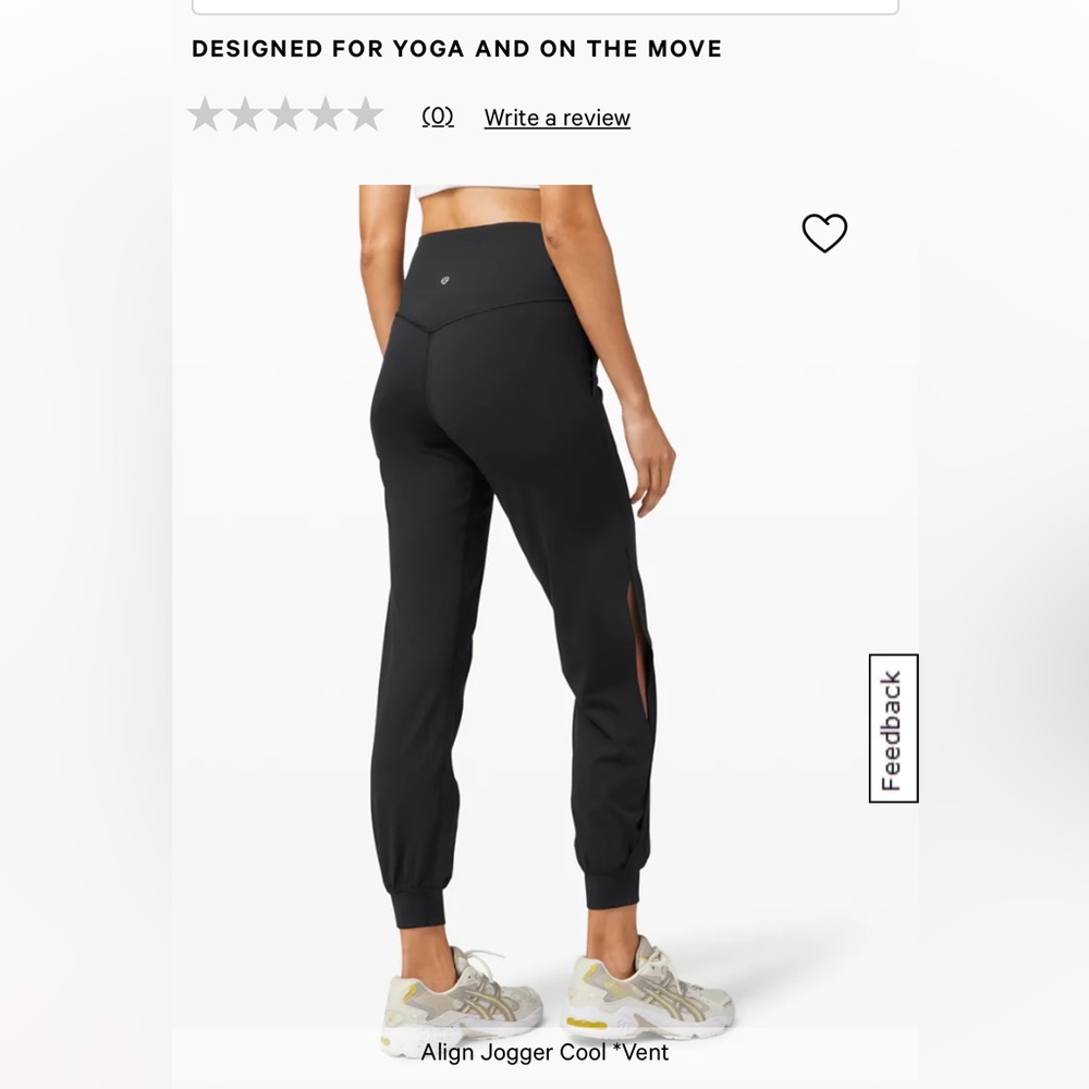 Lululemon Align Cool Vent Jogger Black